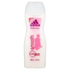 Adidas Smooth For Women suihkugeeli 400 ml hinta ja tiedot | Suihkusaippuat ja suihkugeelit | hobbyhall.fi