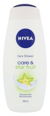 Nivea Care & Star Fruit suihkuvoide 500 ml hinta ja tiedot | Suihkusaippuat ja suihkugeelit | hobbyhall.fi