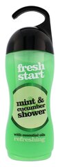 Xpel Fresh Start Mint & Cucumber suihkugeeli 400 ml hinta ja tiedot | Xpel Hajuvedet ja kosmetiikka | hobbyhall.fi