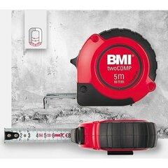 Mitta BMI twoCOMP magneetilla (5 m) hinta ja tiedot | Käsityökalut | hobbyhall.fi