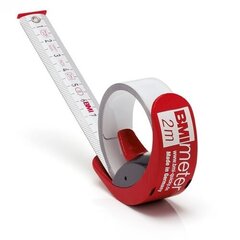 Ruostumattomasta teräksestä valmistettu mitta BMI-meter (2 m) hinta ja tiedot | Käsityökalut | hobbyhall.fi