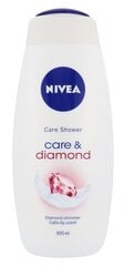 Suihkugeeli Nivea Care &amp; Diamond 500 ml hinta ja tiedot | Suihkusaippuat ja suihkugeelit | hobbyhall.fi