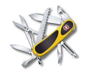 Victorinox evolution grip s18 keskikokoinen taskuveitsi lukittava terällä hinta ja tiedot | Monitoimityökalut ja veitset retkeilyyn | hobbyhall.fi