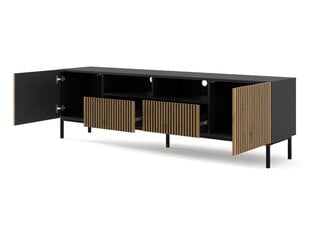 Akl Furniture Ravenna TV-taso, musta/ruskea hinta ja tiedot | TV-tasot | hobbyhall.fi
