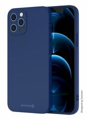 Swissten Soft Joy Silicone Case for Samsung Galaxy S21 FE Blue hinta ja tiedot | Puhelimen kuoret ja kotelot | hobbyhall.fi