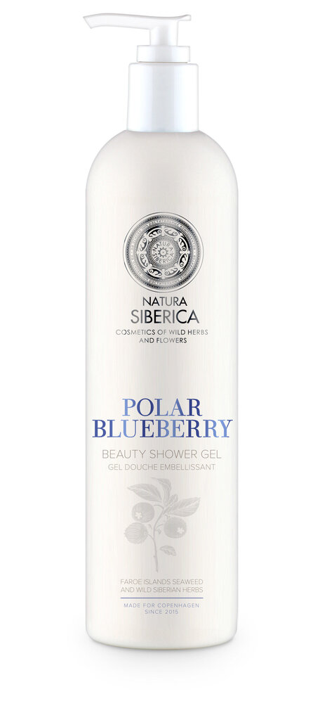 Suihkugeeli kauneudelle Natura Siberica Copenhagen Polar Blueberry 400 ml hinta ja tiedot | Suihkusaippuat ja suihkugeelit | hobbyhall.fi