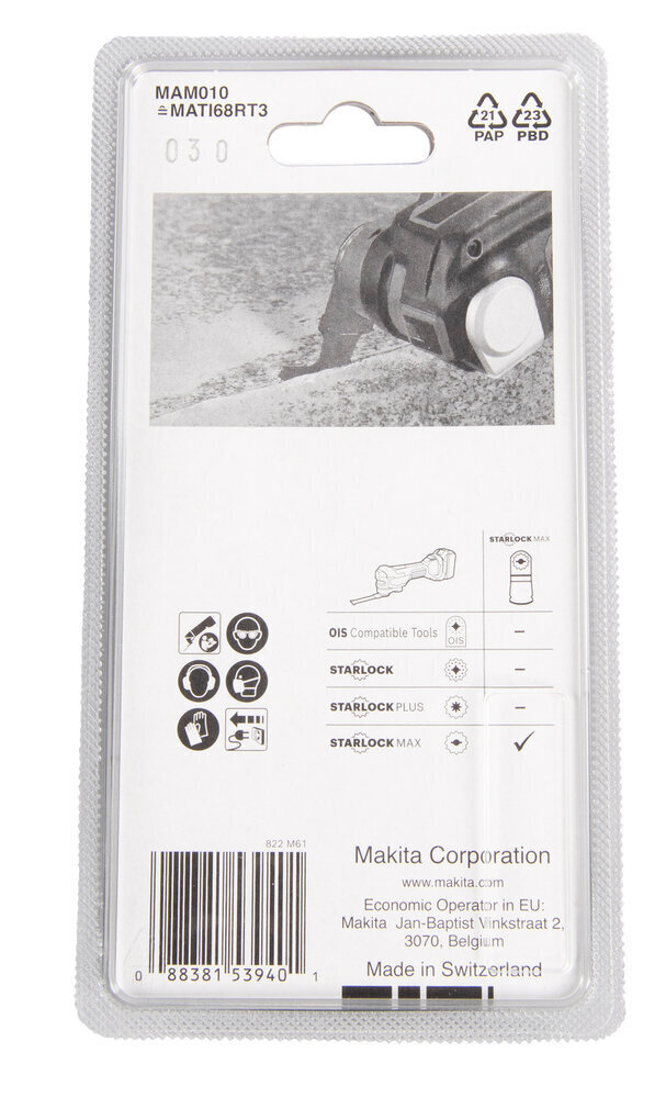 B-66503 Kovametalliterä segmentti, halkaisija 68 mm Makita hinta ja tiedot | Käsityökalut | hobbyhall.fi