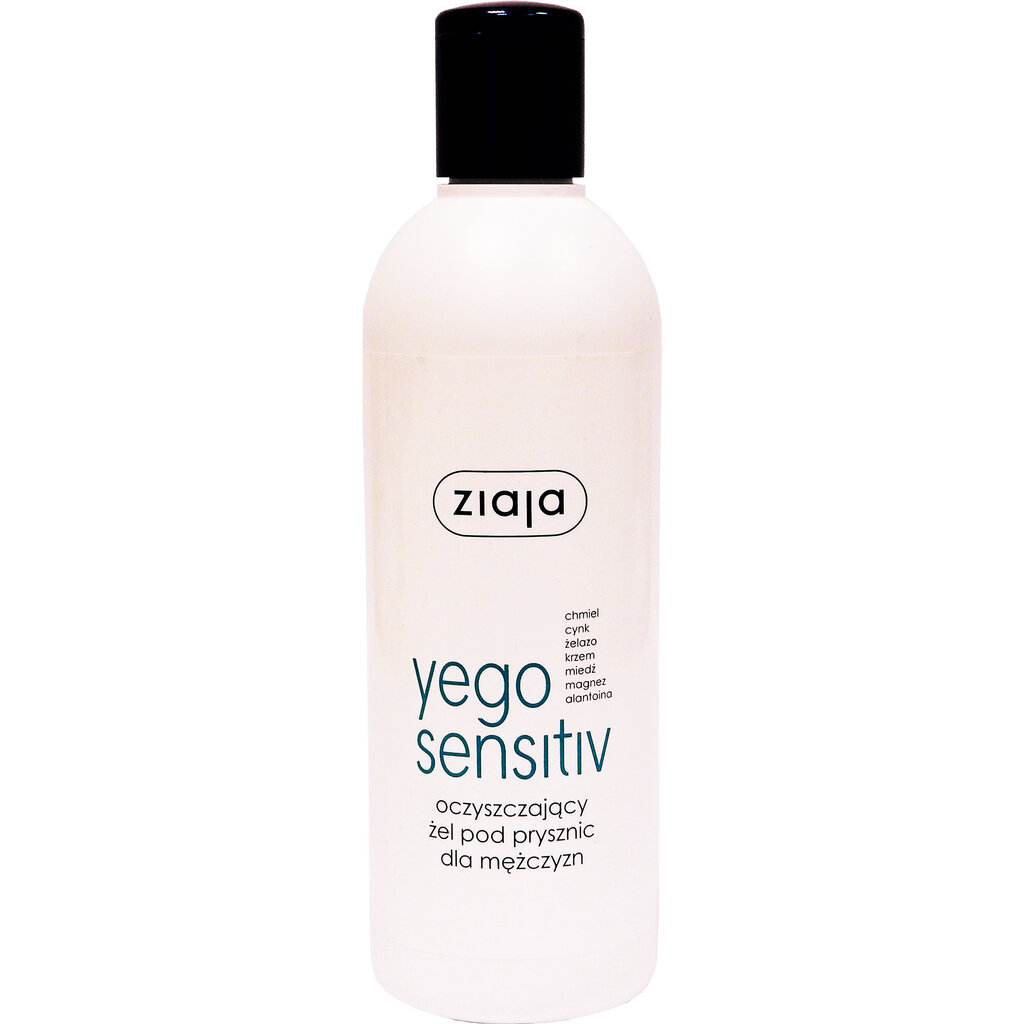 Ziaja Yego Sensitive suihkugeeli miehelle 300 ml hinta ja tiedot | Suihkusaippuat ja suihkugeelit | hobbyhall.fi