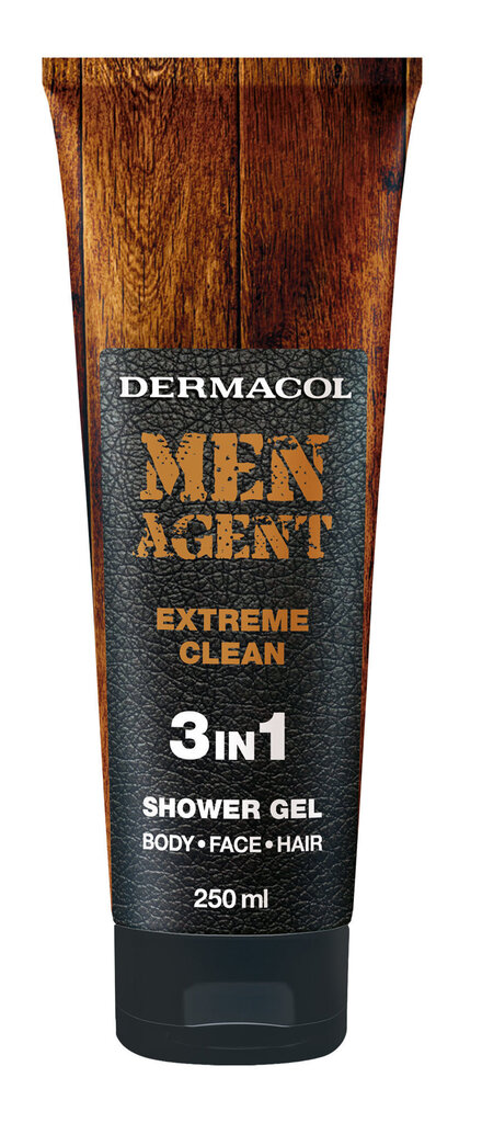 Dermacol Men Agent Extreme Clean suihkugeeli miehelle 250 ml hinta ja tiedot | Suihkusaippuat ja suihkugeelit | hobbyhall.fi
