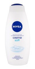 Nivea Creme Soft -suihkusaippua, 750 ml hinta ja tiedot | Suihkusaippuat ja suihkugeelit | hobbyhall.fi