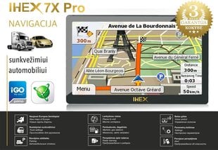 Navigointi IHEX 7X Pro hinta ja tiedot | Lisätarvikkeet autoiluun | hobbyhall.fi