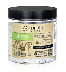 Kylpysuola Acappella Naturals Detox 600 g hinta ja tiedot | Suihkusaippuat ja suihkugeelit | hobbyhall.fi