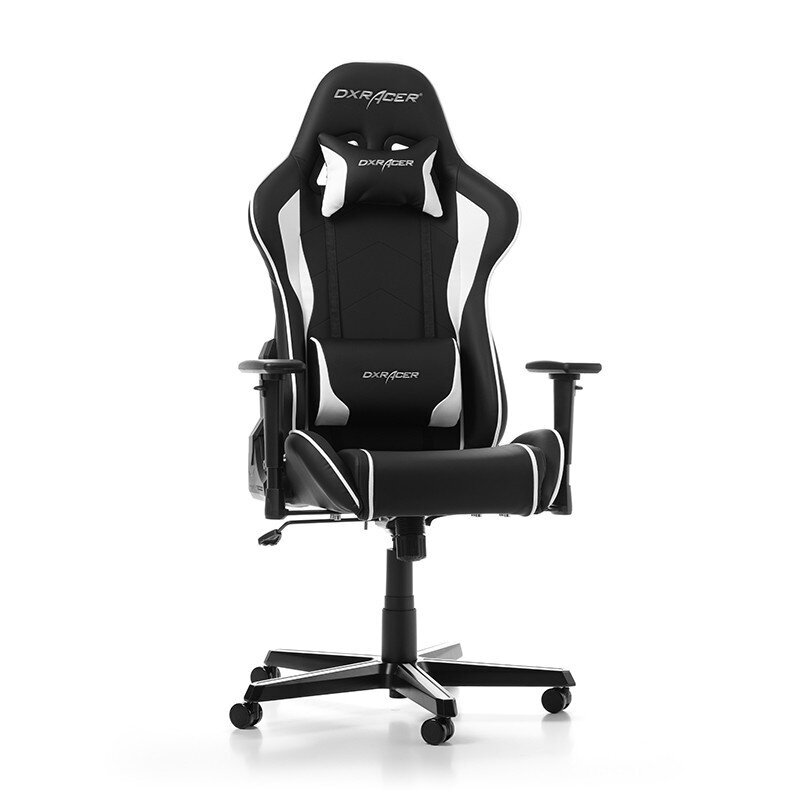 Pelituoli DXRacer Formula F08-NW, musta/valkoinen hinta ja tiedot | Toimistotuolit | hobbyhall.fi