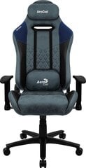 Pelituoli Aerocool DUKE AeroSuede Universal, musta/sininen hinta ja tiedot | Aerocool Toimistokalusteet | hobbyhall.fi