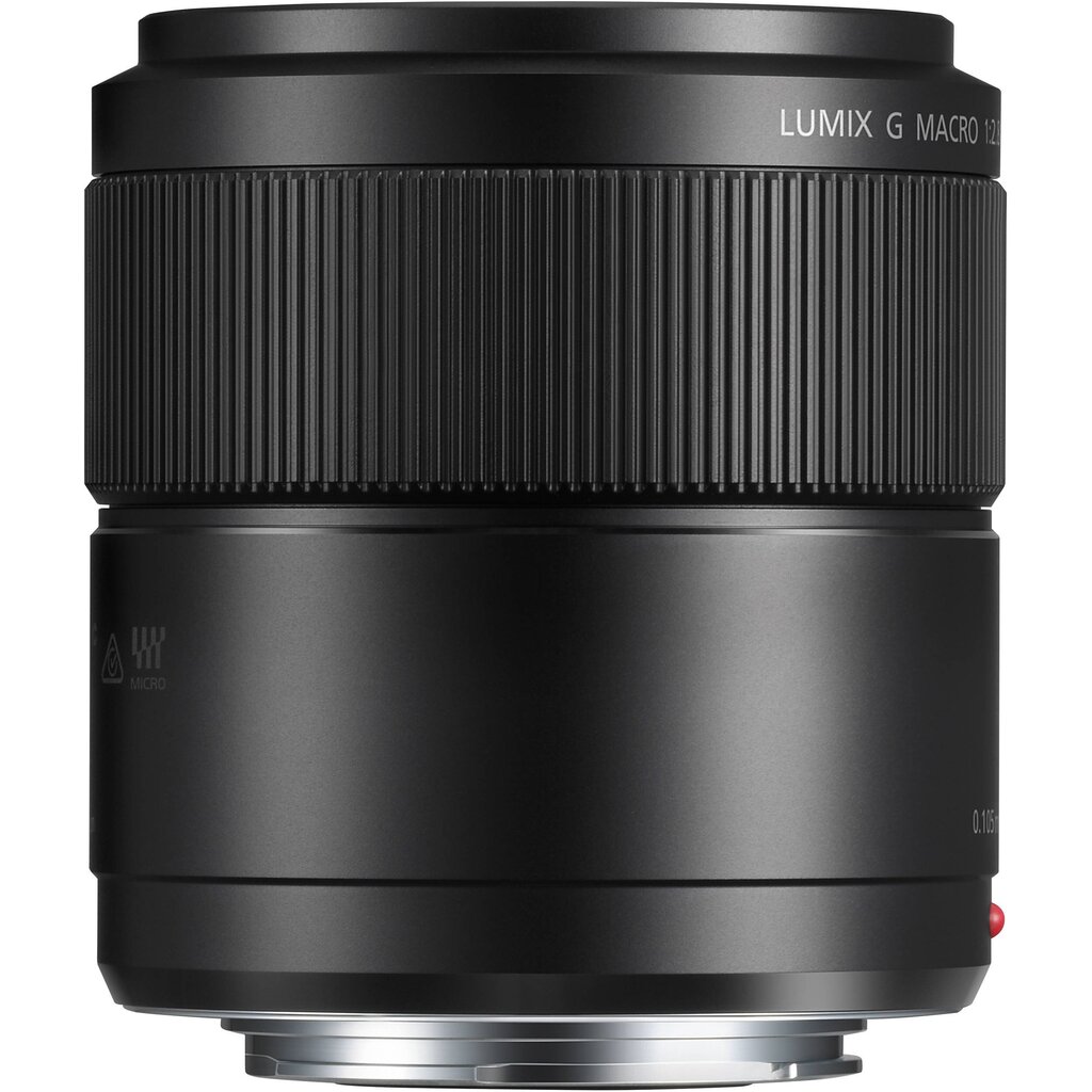 Panasonic Lumix G Makro 30mm -objektiivi, f/2,8 ASPH Mega O.I.S. (H-HS030) hinta ja tiedot | Objektiivit | hobbyhall.fi