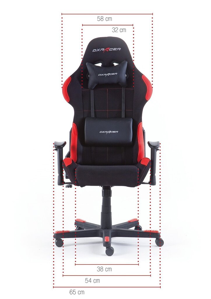 Pelituoli MC Akcent DX Racer 1, musta/punainen hinta ja tiedot | Toimistotuolit | hobbyhall.fi