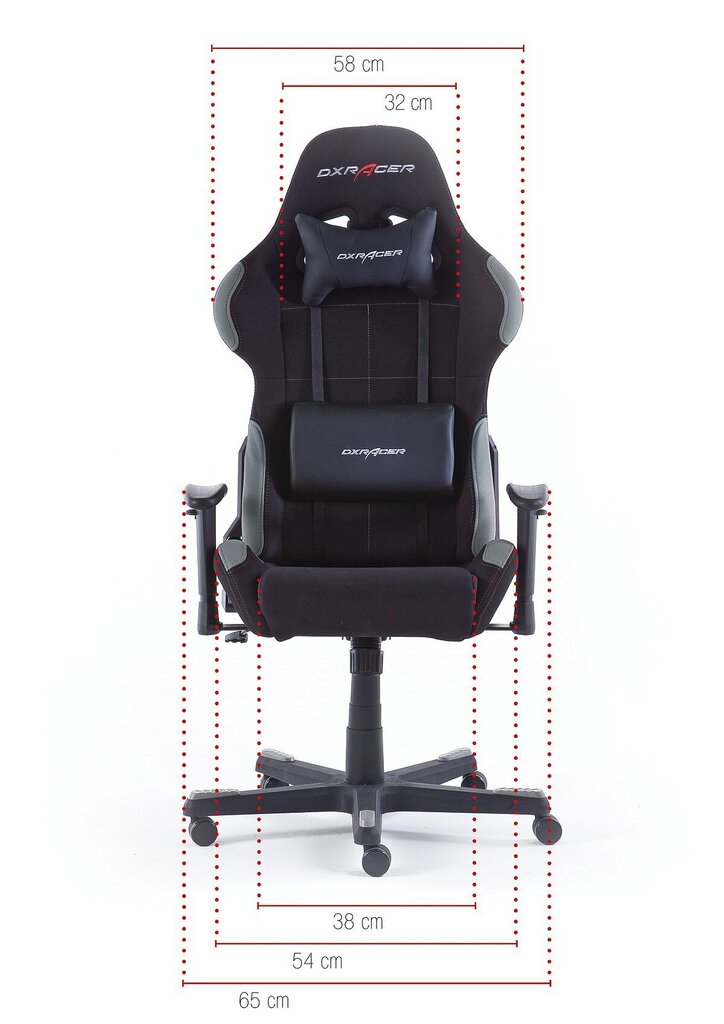 Pelituoli MC Akcent DX Racer 5, musta/harmaa hinta ja tiedot | Toimistotuolit | hobbyhall.fi