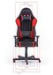 Pelituoli MC Akcent DX Racer R1, musta/punainen hinta ja tiedot | Toimistotuolit | hobbyhall.fi