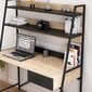 Työpöytä Kalune Design 570 (I), musta/vaaleanruskea hinta ja tiedot | Tietokonepöydät ja työpöydät | hobbyhall.fi