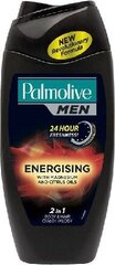 Suihkugeeli Palmolive Men Energizing miehille, 250 ml. hinta ja tiedot | Suihkusaippuat ja suihkugeelit | hobbyhall.fi