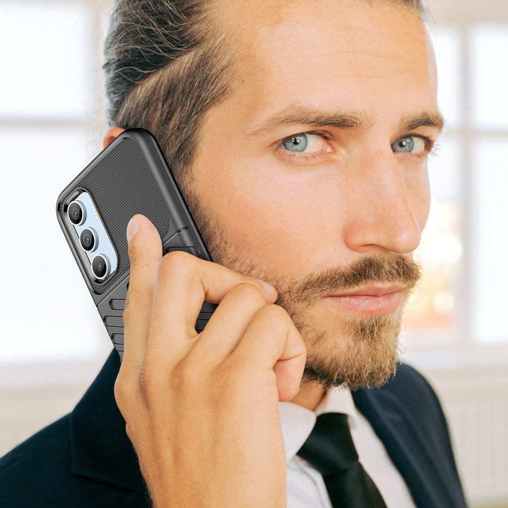 Thunder, Motorola Moto G62 5G, musta hinta ja tiedot | Puhelimen kuoret ja kotelot | hobbyhall.fi