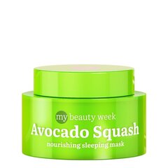Yönaamio 7 Days Avocado Squash, 50 ml hinta ja tiedot | Kasvonaamiot ja silmänalusaamiot | hobbyhall.fi