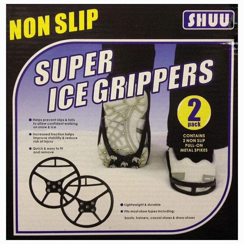 Liukumattomat kengänpiikit Shuu Super Ice Grippers hinta ja tiedot | Kengänsuojat ja nastapohjat | hobbyhall.fi