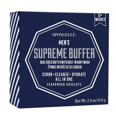 Miesten suihkugeelillä rikastettu vartalosieni Spongelle Super Buffer Cerdar Absolute, 99,2 g hinta ja tiedot | Suihkusaippuat ja suihkugeelit | hobbyhall.fi