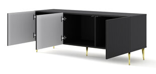 TV-kaappi Akl Furniture Ravenna, musta hinta ja tiedot | TV-tasot | hobbyhall.fi