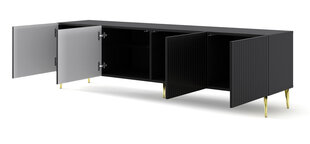 TV-kaappi Akl Furniture Ravenna, musta hinta ja tiedot | TV-tasot | hobbyhall.fi