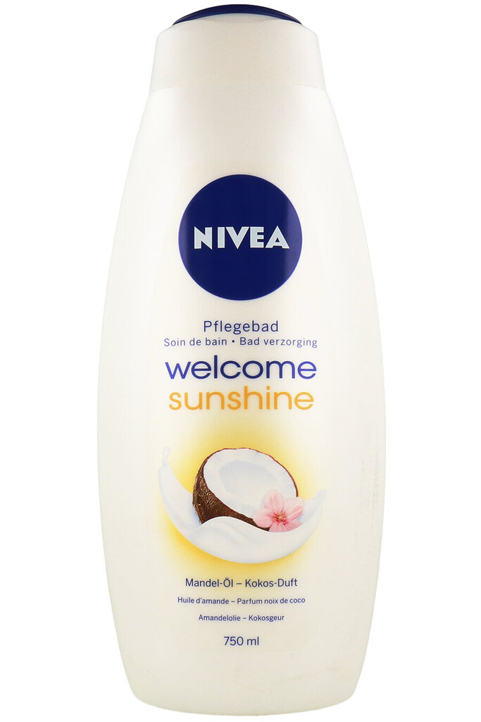 Nivea Welcome Sunshine voidemainen suihkugeeli, 750 ml hinta ja tiedot | Suihkusaippuat ja suihkugeelit | hobbyhall.fi