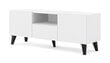 TV-kaappi Akl Furniture Ravenna, valkoinen hinta ja tiedot | TV-tasot | hobbyhall.fi