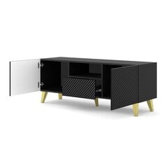 TV-kaappi Akl Furniture Ravenna, musta hinta ja tiedot | TV-tasot | hobbyhall.fi