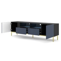 TV-kaappi Akl Furniture Ravenna, sininen hinta ja tiedot | TV-tasot | hobbyhall.fi