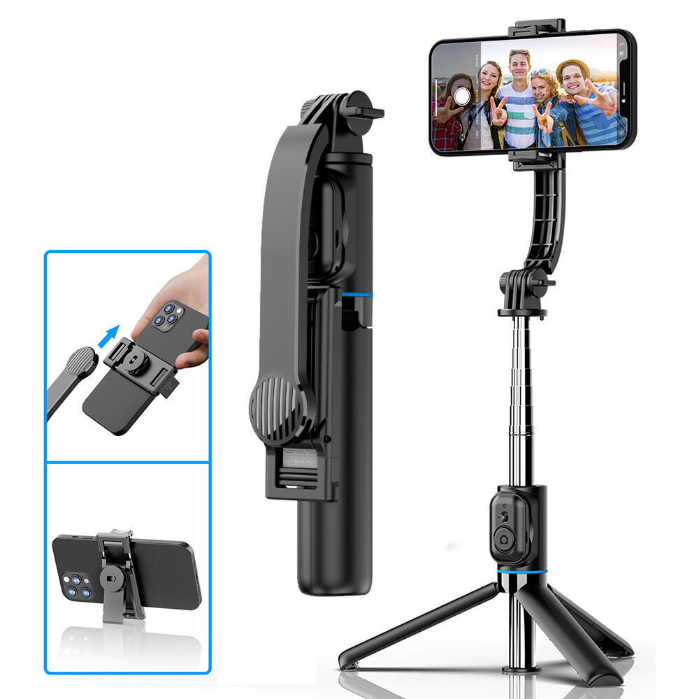 Selfie-tikku irrotettavalla puhelintelineellä, jalustalla ja bluetooth-kaukosäätimellä, Cyke C01 (selfie-tikku) hinta ja tiedot | Selfie-tikut ja -telineet | hobbyhall.fi