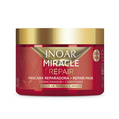 Inoar Miracle Repair kiiltoa palauttava hiusnaamio, 250 g hinta ja tiedot | Naamiot, öljyt ja seerumit | hobbyhall.fi