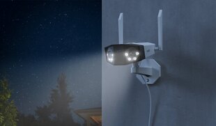 Valvontakamera Reolink Duo 2 WiFi IP 4K, jossa on kaksoisobjektiivi, henkilö- ja ajoneuvotunnistusjärjestelmä hinta ja tiedot | Valvontakamerat | hobbyhall.fi