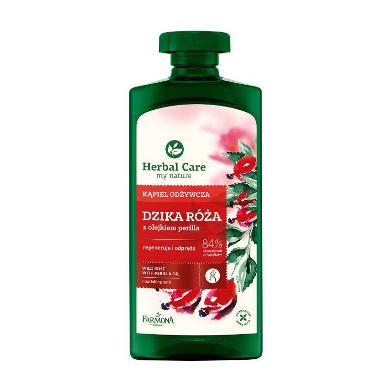 Kylpyöljyvaahto Farmona Herbal Care Wild rose 500 ml hinta ja tiedot | Suihkusaippuat ja suihkugeelit | hobbyhall.fi