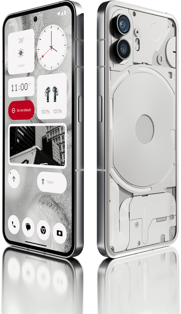 Nothing Phone (2) 12/512GB White A10400029 hinta ja tiedot | Matkapuhelimet | hobbyhall.fi