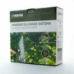 Vesisumujärjestelmä 15 m, Hervin Garden+, HG-9415B hinta ja tiedot | Hervin Piha ja puutarha | hobbyhall.fi