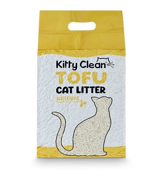 KittyClean Tofu kissanhiekka /2,5kg / Natural hinta ja tiedot | Kissanhiekka | hobbyhall.fi