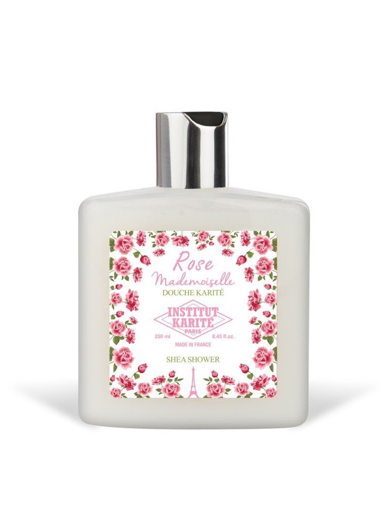 Suihkugeeli Institute Karite Paris Shea Rose Mademoiselle 250 ml hinta ja tiedot | Suihkusaippuat ja suihkugeelit | hobbyhall.fi