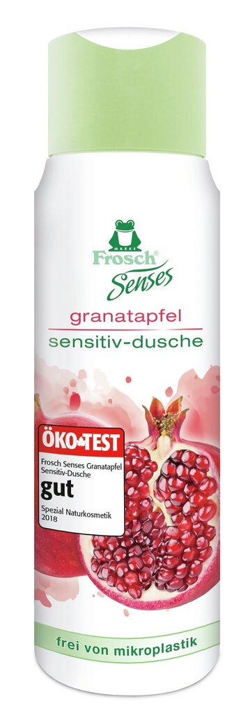 Suihkugeeli granaattiomenauutteella Frosch Senses 300ml hinta ja tiedot | Suihkusaippuat ja suihkugeelit | hobbyhall.fi