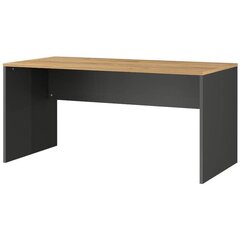 Kiinteä työpöytä Actona, musta/ruskea hinta ja tiedot | Tietokonepöydät ja työpöydät | hobbyhall.fi