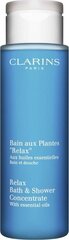 Clarins Relax -suihku-ja kylpytiiviste, 200 ml hinta ja tiedot | Suihkusaippuat ja suihkugeelit | hobbyhall.fi