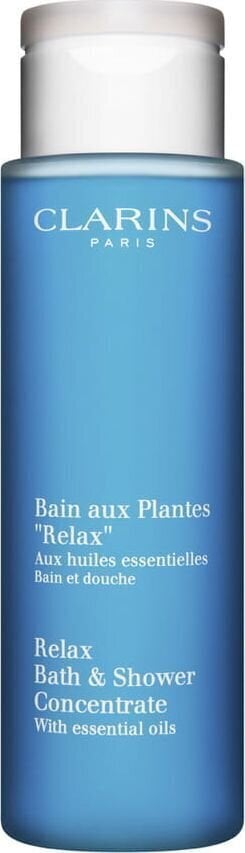 Clarins Relax -suihku-ja kylpytiiviste, 200 ml hinta ja tiedot | Suihkusaippuat ja suihkugeelit | hobbyhall.fi