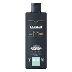 Kosteuttava shampoo Label.m Organic Lemongrass, 300 ml hinta ja tiedot | Shampoot | hobbyhall.fi