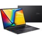 Asus M1605YA-MB179W Ryzen 5 7530U/16 GB/SSD 512 GB/AMD Radeon Graphics/Win 11, Indie Black hinta ja tiedot | Kannettavat tietokoneet | hobbyhall.fi