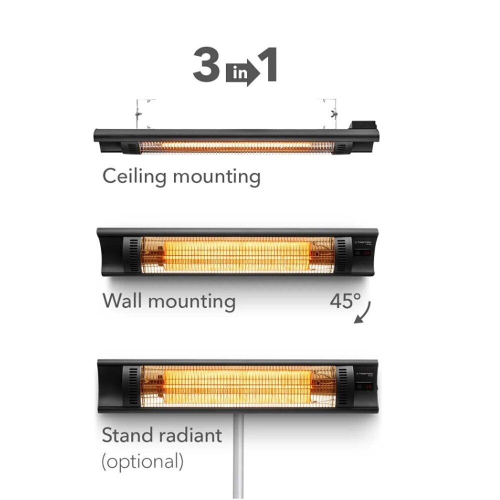 Halogeeni infrapunalämmitin Trotec IR 2005, 2000W hinta ja tiedot | Lämmittimet | hobbyhall.fi