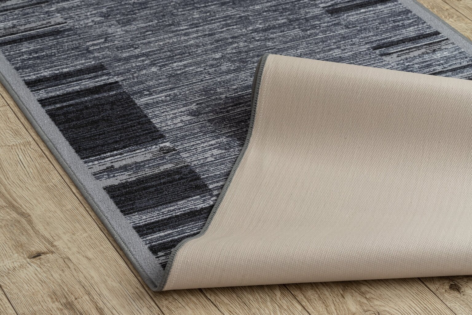 Kumipohjainen matto ADAGIO, harmaa, 80 x 710 cm hinta ja tiedot | Isot matot | hobbyhall.fi